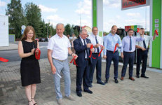 В обновленном фирменном стиле открыта АЗС № 62 РУП «Белоруснефть-Минскоблнефтепродукт» 