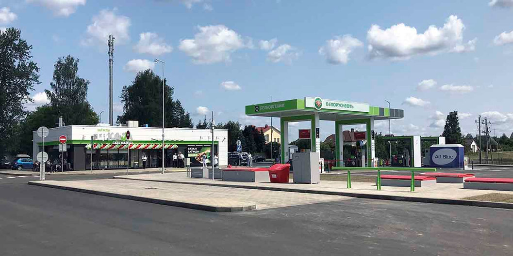 В обновленном фирменном стиле открыта АЗС № 62 РУП «Белоруснефть-Минскоблнефтепродукт» 