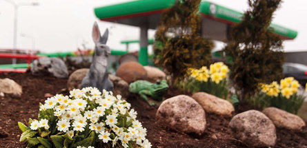 ЗЕЛЕНАЯ ЗОНА. На заправке должно быть красиво