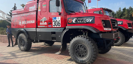 Команда «МАЗ-СПОРТавто» посетила ОАО «Белшина»