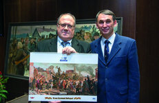 «ТЩЕТНО ВСЕ ЭТО БУДЕТ, ЕЖЕЛИ НЕ БУДЕТ ВОСПЕТО ИСКУССТВОМ»: презентация корпоративного календаря ЗАСО «Белнефтестрах», посвященного 70-летию Великой Победы