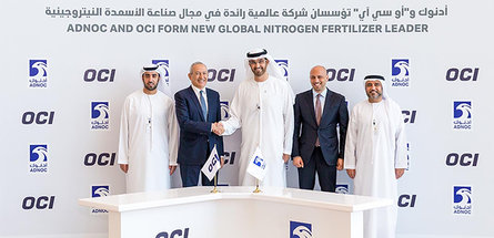 Национальная нефтяная компания Абу-Даби ADNOC (ОАЭ)  объединит свой бизнес по производству удобрений ADNOC Fertilizers с платформой азотных удобрений компании OCI N.V. (Нидерланды)