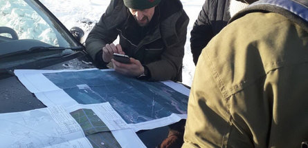 Нефтяники осваивают песчаный карьер 