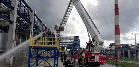 В ОАО «Нафтан» прошли учения МЧС