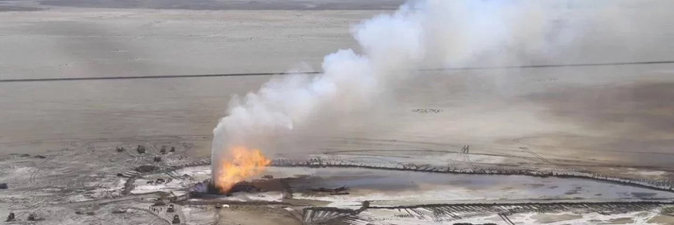 В Казахстане спустя полгода потушили пожар на нефтяном месторождении