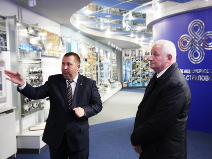 Петр Пархомчик посетил ОАО «Полоцк-Стекловолокно»