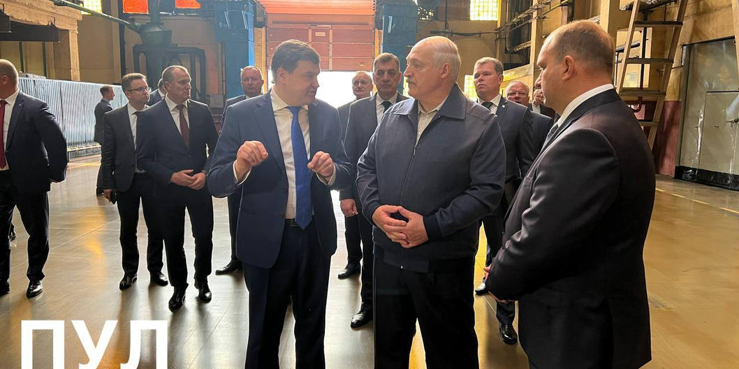 Александр Лукашенко посетил ОАО «Белшина»