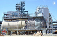 На установке производства серы комплекса H-oil идёт наращивание темпов строительства