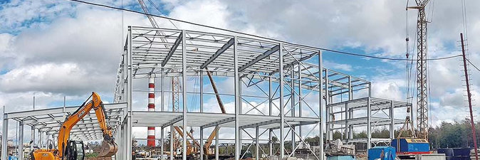 ВЫШЕ И ВЫШЕ. О ходе строительства цеха термохимобработанных электроизоляционных материалов для фольгированных диэлектриков ОАО «Полоцк-Стекловолокно»