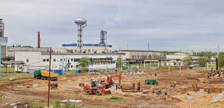 Точки роста уникального цеха ОАО «Полоцк-Стекловолокно», где будут выпускать термохимобработанные электроизоляционные материалы для фольгированных диэлектриков