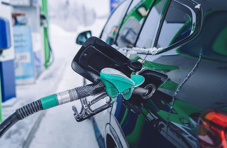 На АЗС начинает поступать зимнее дизельное топливо