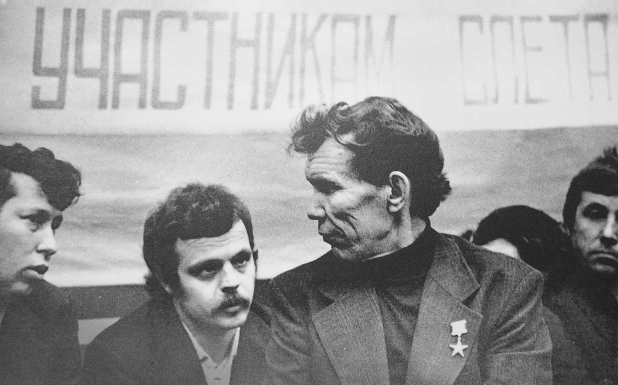 1970-е годы.  Николай Самончик и Пётр Жеглов 