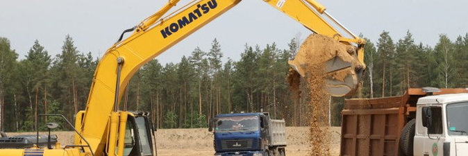 «Белоруснефть» ввела в эксплуатацию песчаный карьер Солтановский  