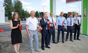 В обновленном фирменном стиле открыта АЗС № 62 РУП «Белоруснефть-Минскоблнефтепродукт» 