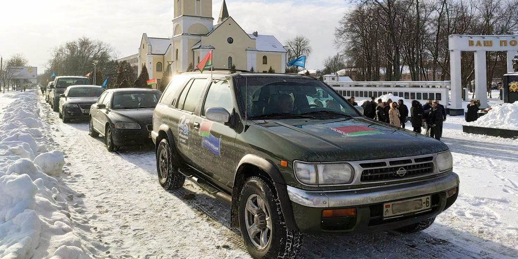 Участники автопробега прибыли в Гомель 