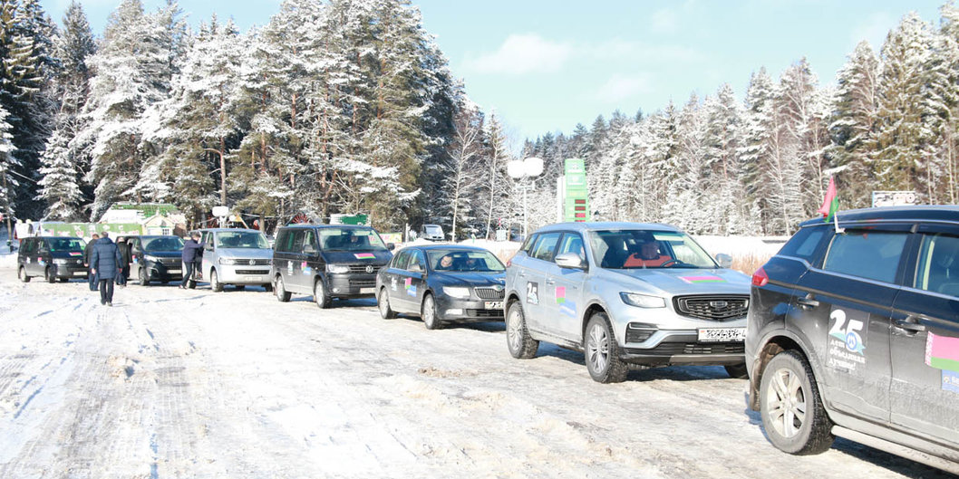 Автопробег завершен в древнейшем городе Беларуси