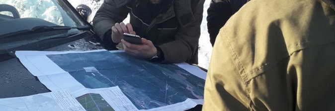 Нефтяники осваивают песчаный карьер 