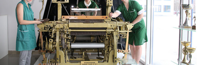 Уникальный экспонат музея ОАО «Полоцк­Стекловолокно»