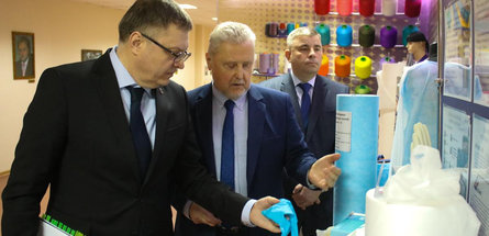 ОАО «СветлогорскХимволокно» посетил министр экономики