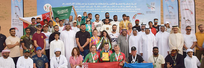 Мозырские нефтепереработчики — призеры Чемпионата по точности приземления на парапланах в ОАЭ