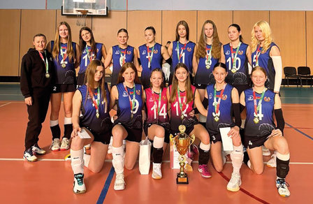 Юные волейболистки из Мозыря — лучшие в стране