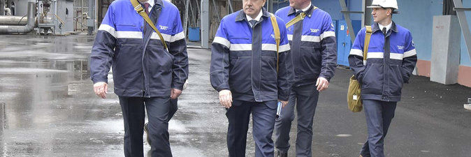 С рабочим визитом ОАО «Гродно Азот» посетил заместитель Премьер-министра Республики Беларусь Юрий Назаров