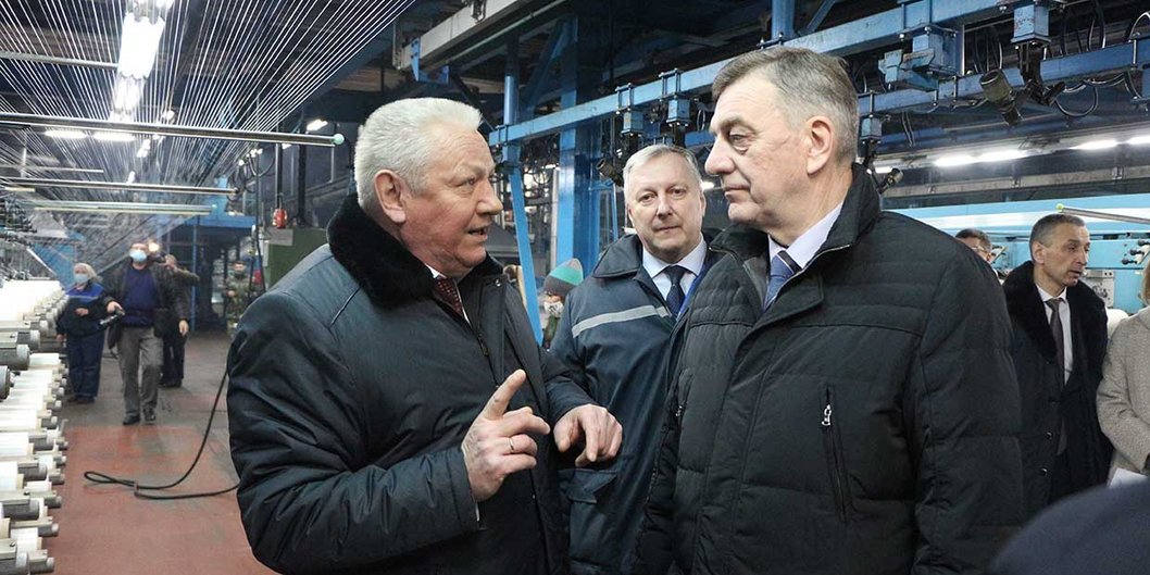 На «Могилевхимволокно» приступают к реализации проекта по производству технических нитей