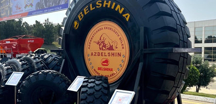 Шины от «Белшины» представлены на Caspian Agro — 2025