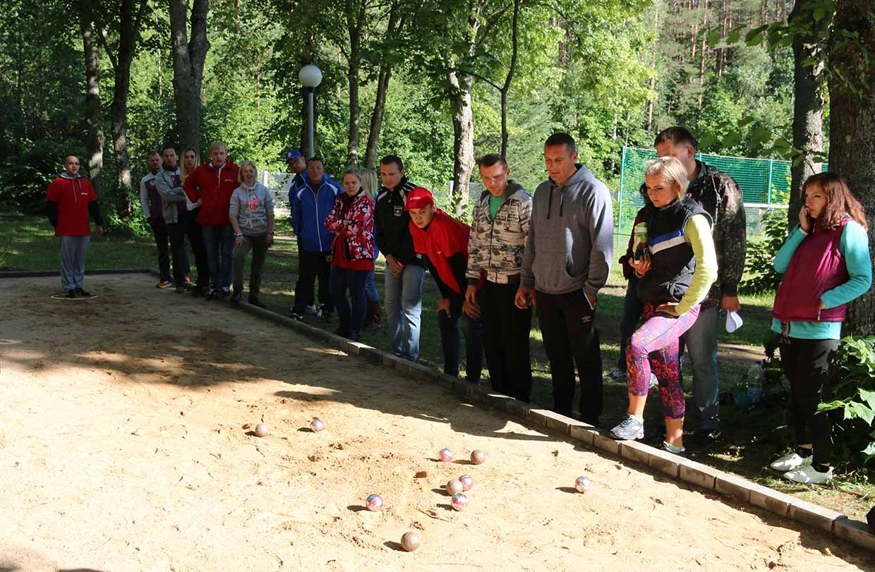 Соревнования по петанку в рамках спартакиады Белхипрофсоюза "Формула успеха"