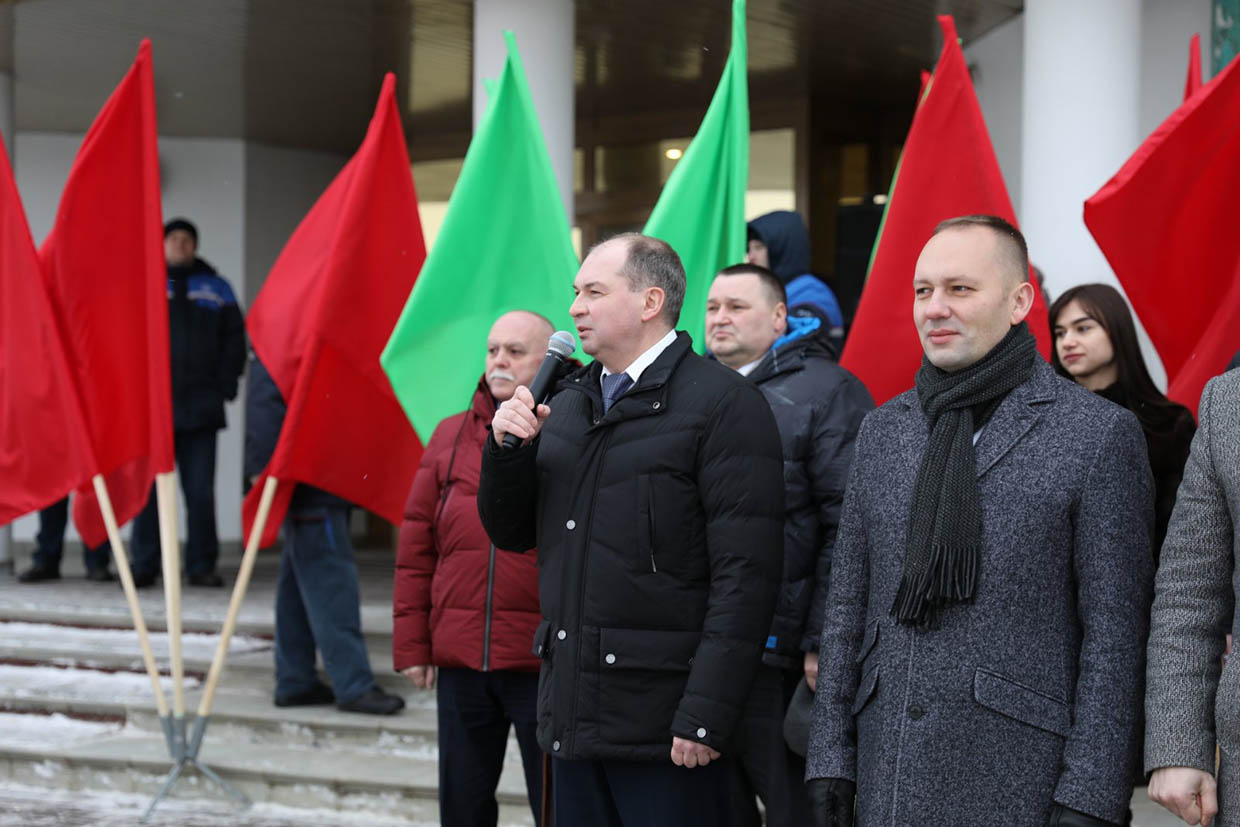 Участники автопробега прибыли в Мозырь 