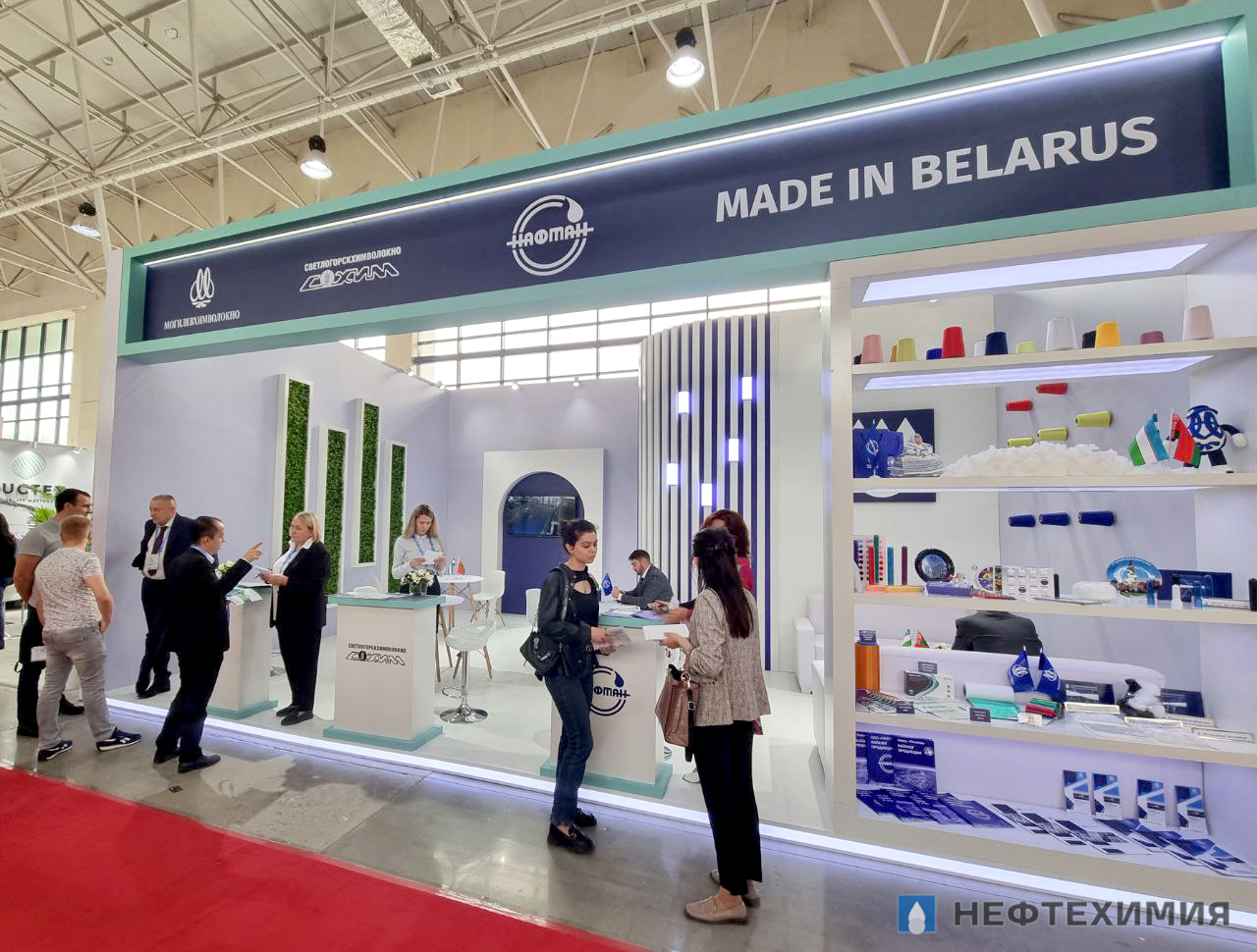 Продукция белорусской нефтехимии демонстрируется в Ташкенте на выставке UzTextileExpo Autumn — 2023